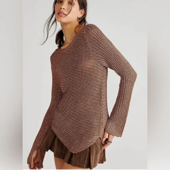 11. NWOT Free People Logan Sweater - Picture 4 of 4